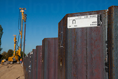 © Helmut Kloth: Spundbohlen